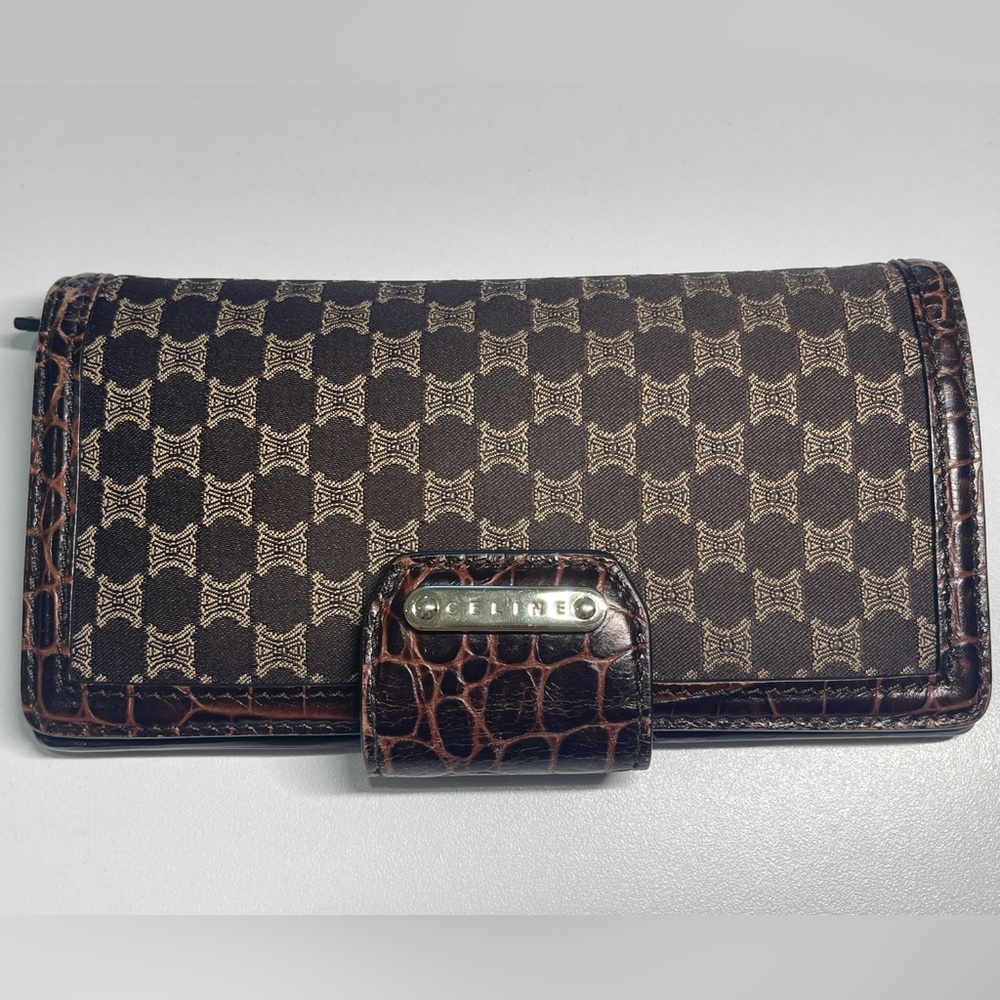 CELINE MACADAM VINTAGE WALLET